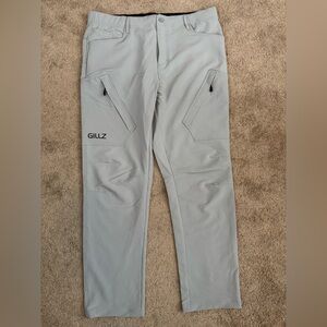 (NWOT) Gillz Grey Mens Tournament Pants Technical Outdoor Fishing Size XXL